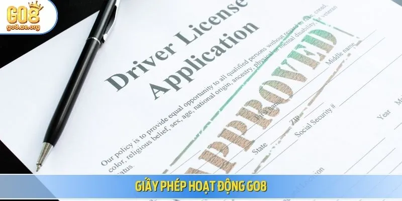 Giấy phép hoạt động Go8